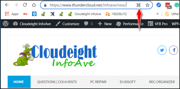 Chromes QR Generator - Cloudeight InfoAve