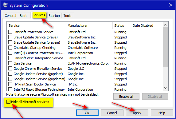 Windows 10 Clean Boot - Cloudeight Windows 10 Tips