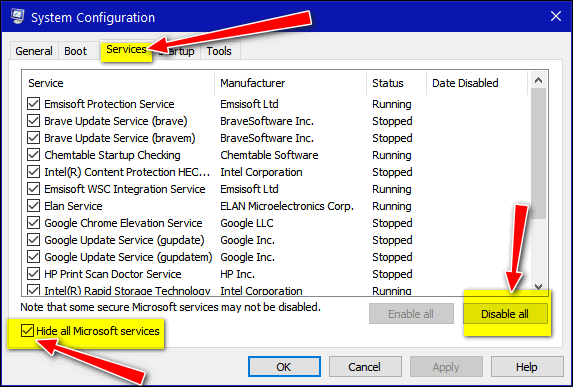 Windows 10 Clean Boot - Cloudeight Windows 10 Tips