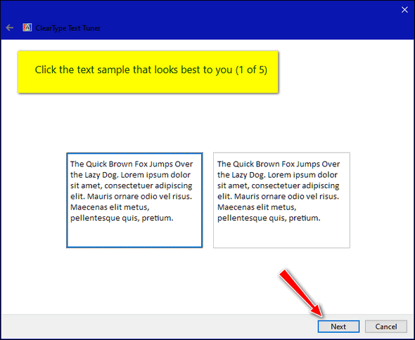 Cloudeight Windows 10 Tip - The ClearType Tuner