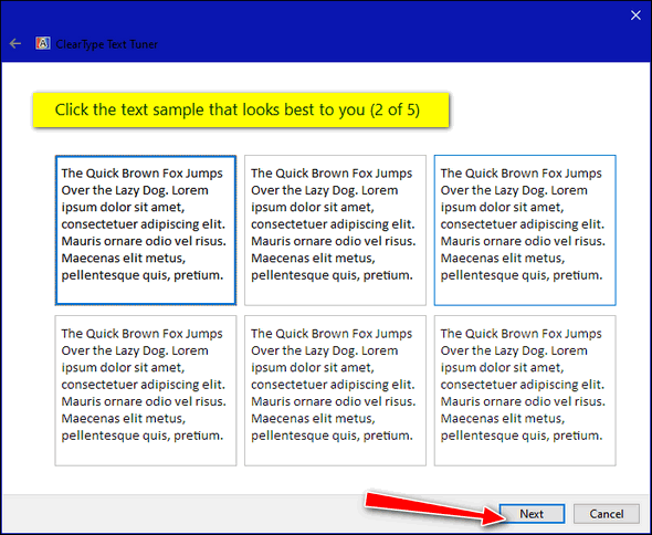 Cloudeight Windows 10 Tip - The ClearType Tuner