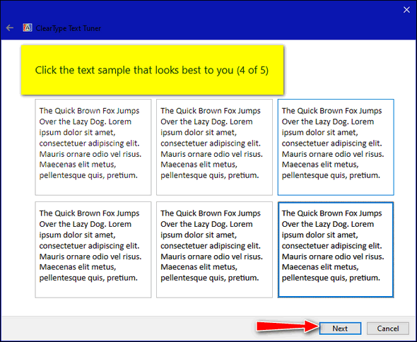 Cloudeight Windows 10 Tip - The ClearType Tuner