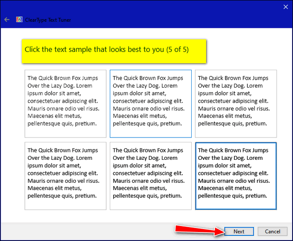 Cloudeight Windows 10 Tip - The ClearType Tuner