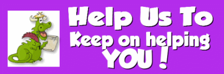 Help us to keep on helping you!