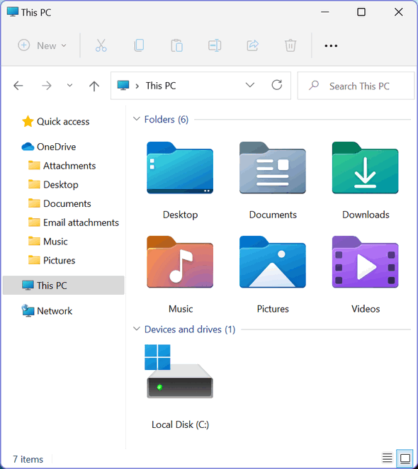 Windows 11 File Explorer -Cloudeight