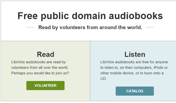 LibriVox - A Cloudeight Site Pick
