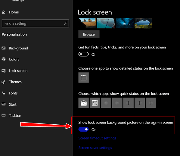 Cloudeight Windows 10 tips - Change the login screen background.