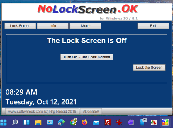 NoLockScreen.OK - Cloudeight 
