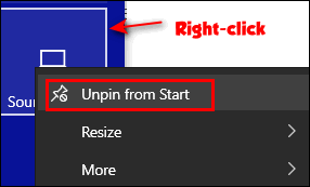 Pin a Setting to the start menu -Cloudeight Windows 10 Tips