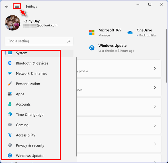 Windows 11 Settings App -Cloudeight