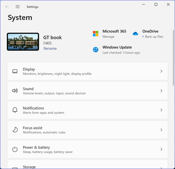 Windows 11 Settings App -Cloudeight