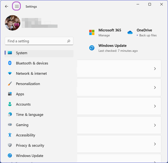 The Settings App - Windows 10 style. Cloudeight
