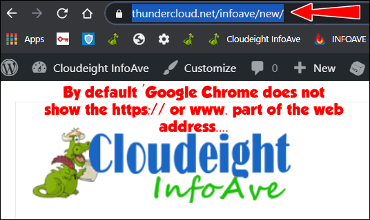 Cloudeight InfoAve Chrome Tips