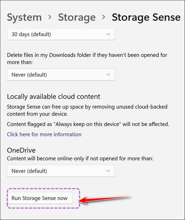 Storage Sense Windows 11 - Cloudeight InfoAve