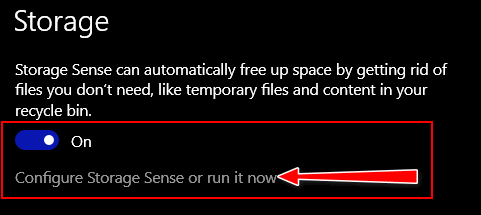 Windows 10 Storage