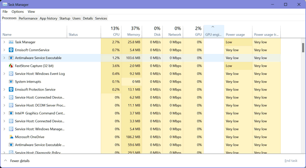 Windows 11 Task Manager - Cloudeight InfoAve