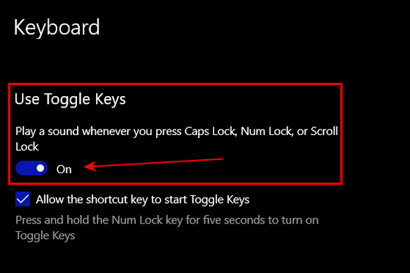 Toggle Keys - Windows 10 tips - Cloudeight InfoAve