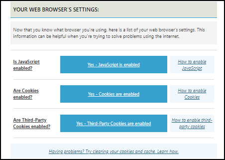 Cloudeight Site Pick - WhatIsMyBrowser.com