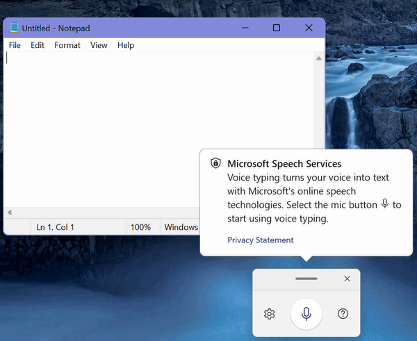Windows 10 Tips by Cloudeight - Dictation in Windows 10