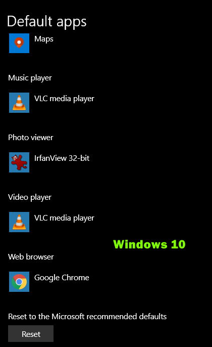 Windows 10 Default Apps - Cloudeight 