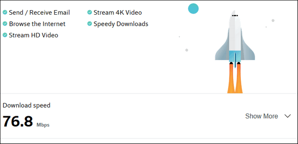 Internet speed tests, Cloudeight InfoAve