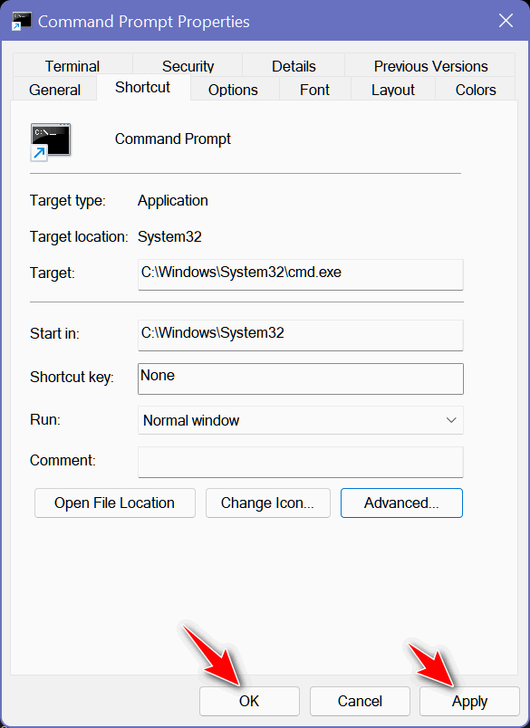 Create Admin Command Prompt Shortcut - Cloudeight InfoAve