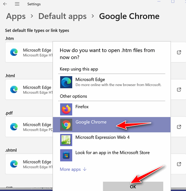 Changing Default Browsers in Windows 11 - Cloudeight InfoAve