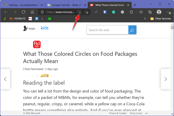 Microsoft Edge Reader Mode - Cloudeight Tips and Tricks