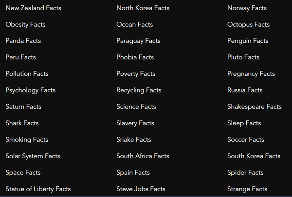 Fact Slides- Cloudeight Site Pick