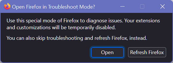 Cloudeight InfoAve - Troubleshot Firefox
