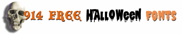 914 FREE FONTS FOR HALLOWEEN - Cloudeight Site Pick