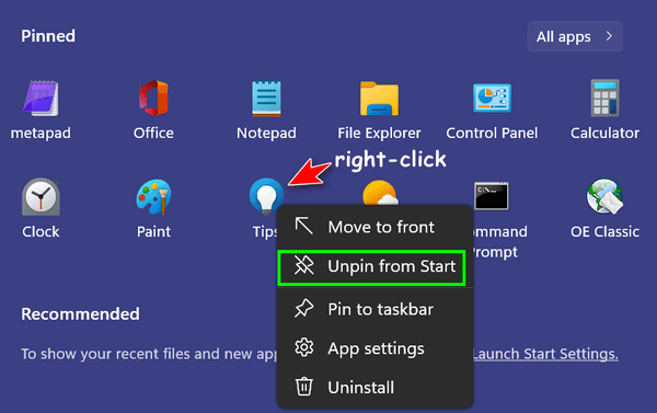 Let's Customize the Windows 11 Start Menu - Cloudeight