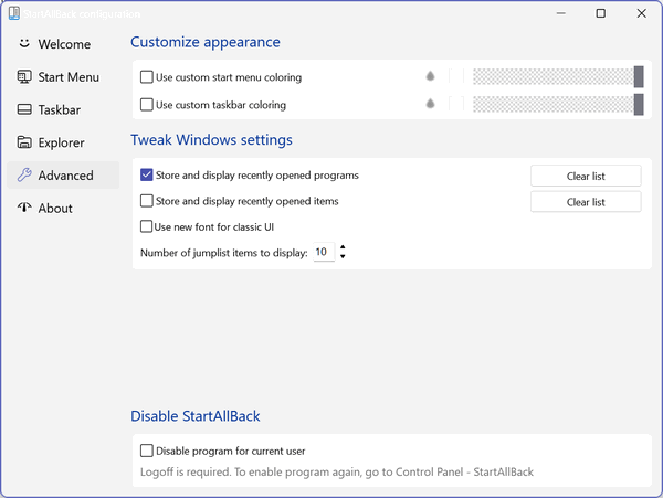 StartAllBack -Cloudeight InfoAve