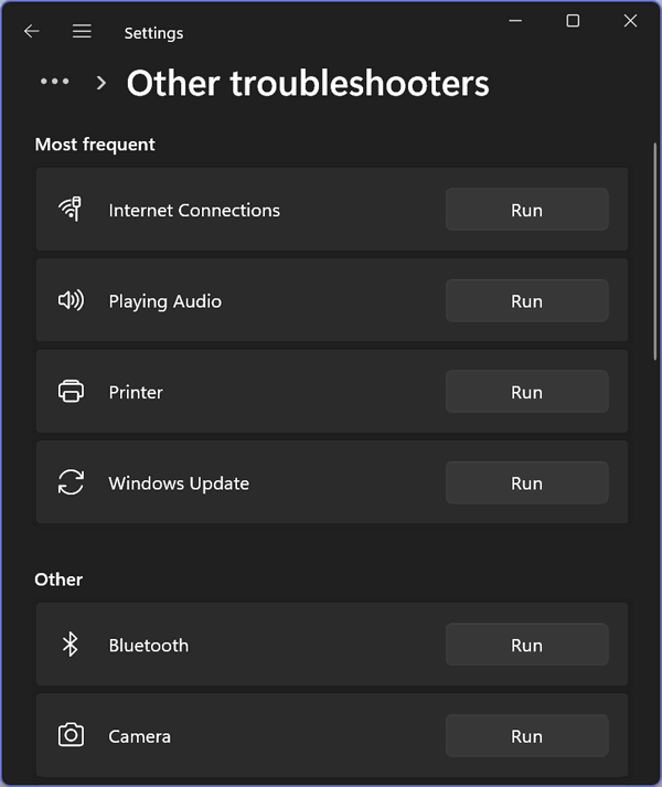 Windows Troubleshooters - Cloudeight tips for Windows 10 and Windows 11