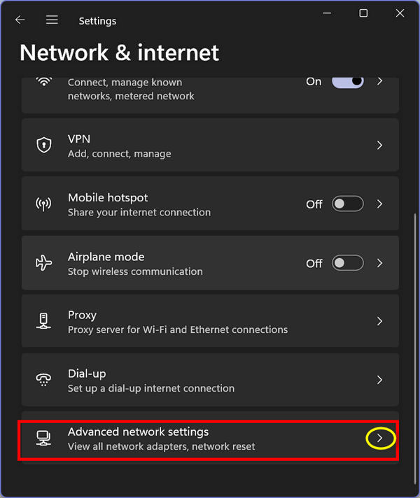 Windows 11 Network Reset - Cloudeight Internet