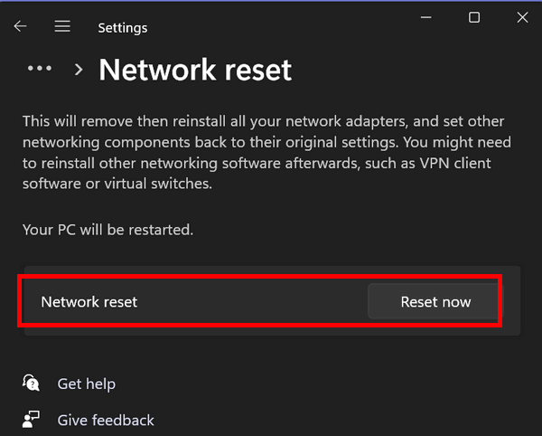 Reset Windows 11 Network, Cloudeight InfoAve