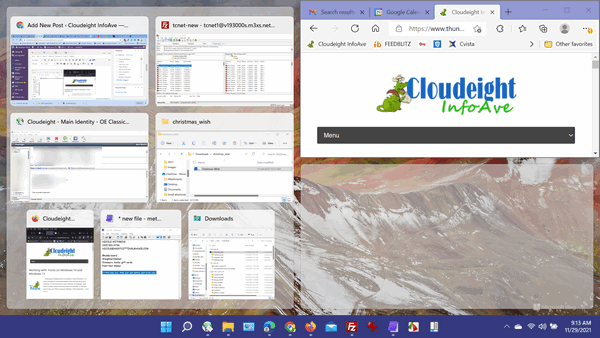 Windows on Windows 11 - Cloudeight