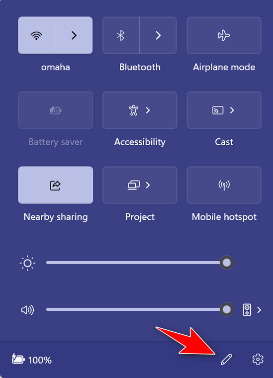 Windows 11 Action Center - Cloudeight