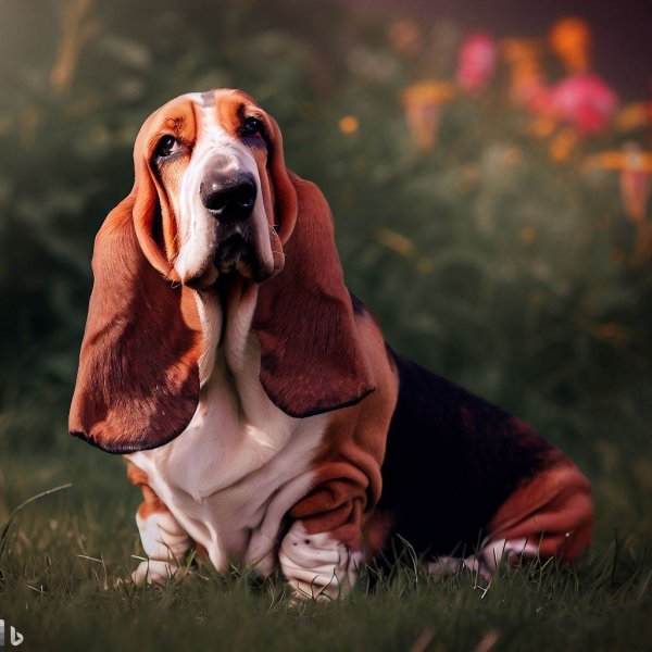 Bassett Hound - DALL E AI - Cloudeight