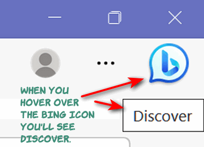 Edge Bing Discover Button - Cloudeight