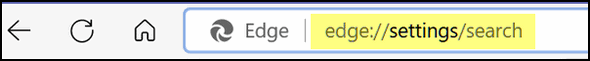 Change default search in Edge - Cloudeight