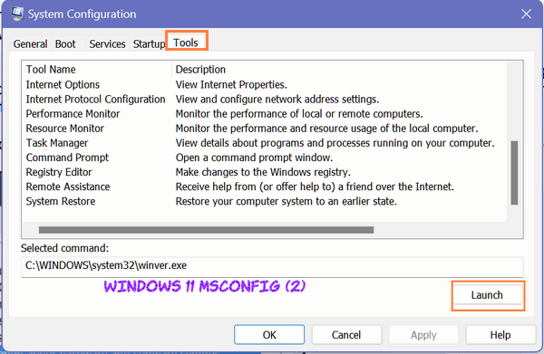 The System Configuration Utility -Cloudeight