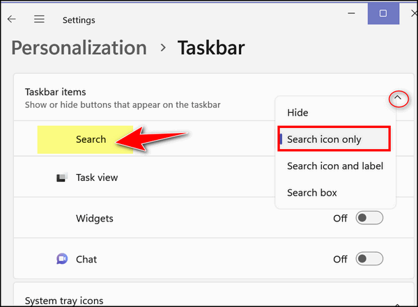 Remove the Bing icon from the taskbar search / Cloudeight