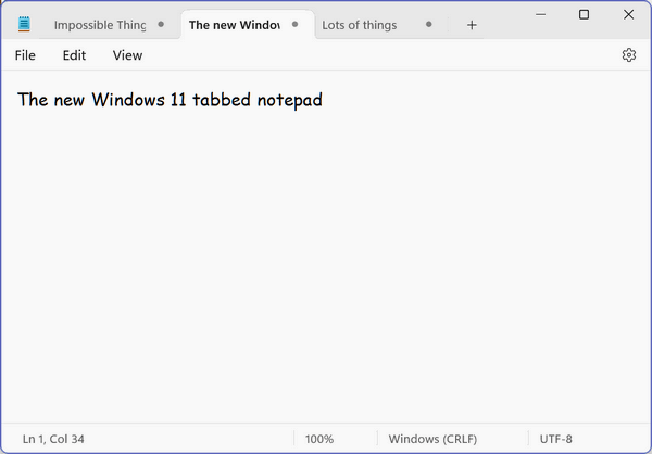 Notepad with tabs - Cloudeight InfoAve