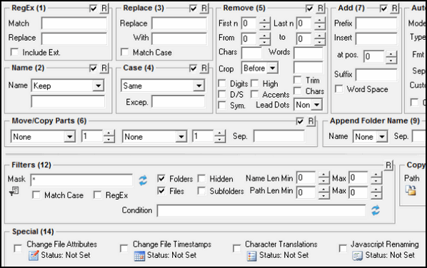 Bulk Rename Utility -Cloudeight Freeware Pick