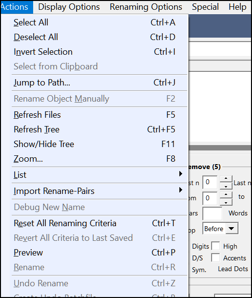 Bulk Rename Utility -Cloudeight Freeware Pick