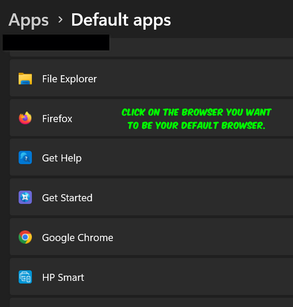 Change default browsers in Windows 11- Cloudeight InfoAve