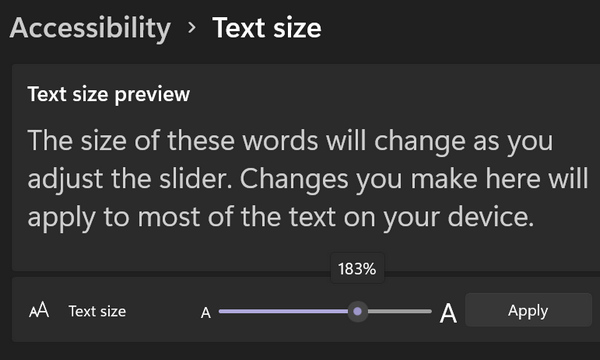 How to make fonts bigger on Windows 10 or Windows 11 - Cloudeight InfoAve