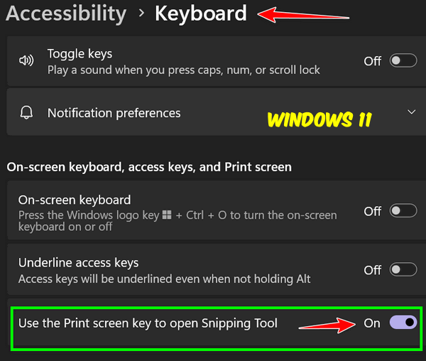 Open the Snipping Tool with one keystroke - Windows 11 - Cloudeight InfoAve