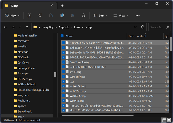 Deleting Temp Files in Windows 11 - Cloudeight